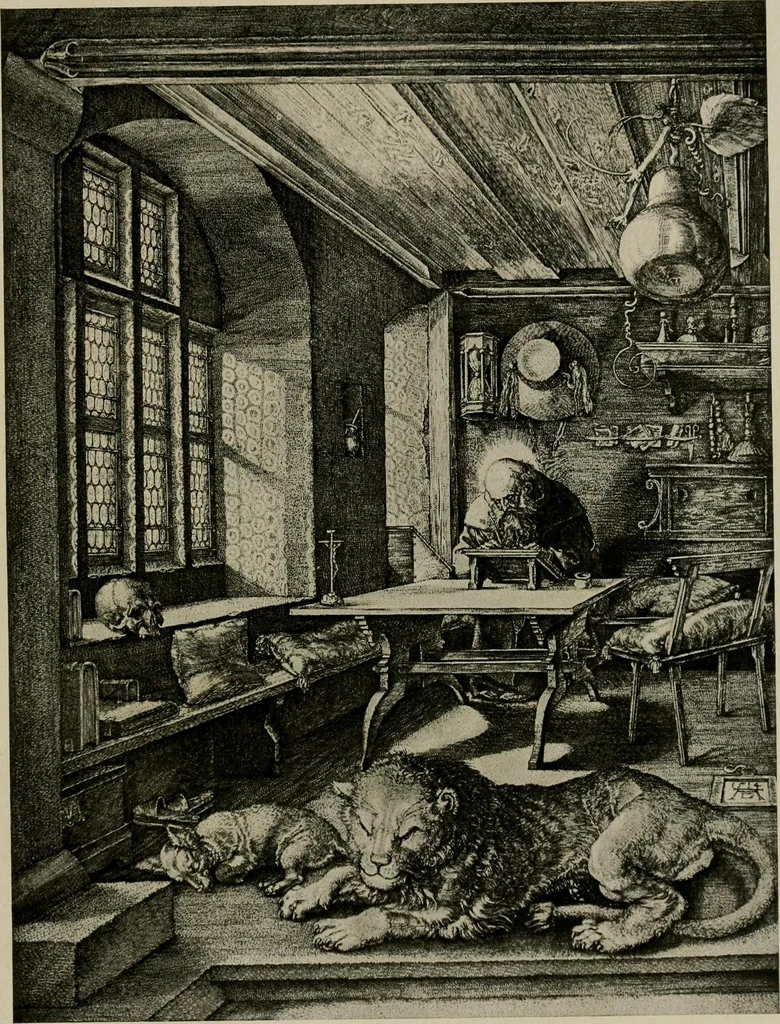 An illustration from Durer (engravings), 1904, leaf 17