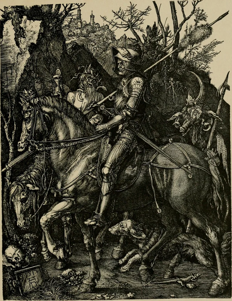An illustration from Durer (engravings), 1904, leaf 19