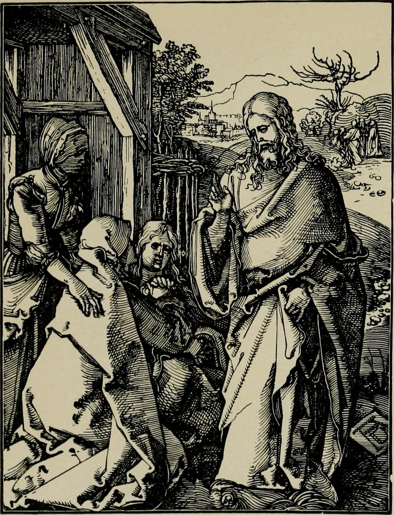 An illustration from Durer (engravings), 1904, leaf 21