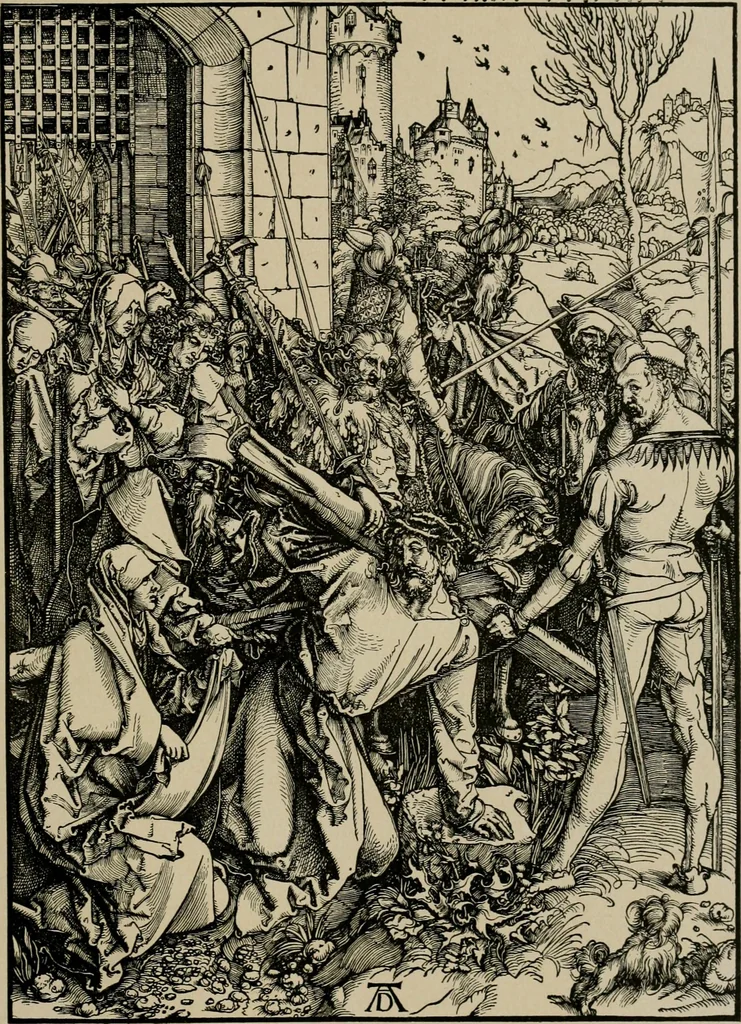 An illustration from Durer (engravings), 1904, leaf 9