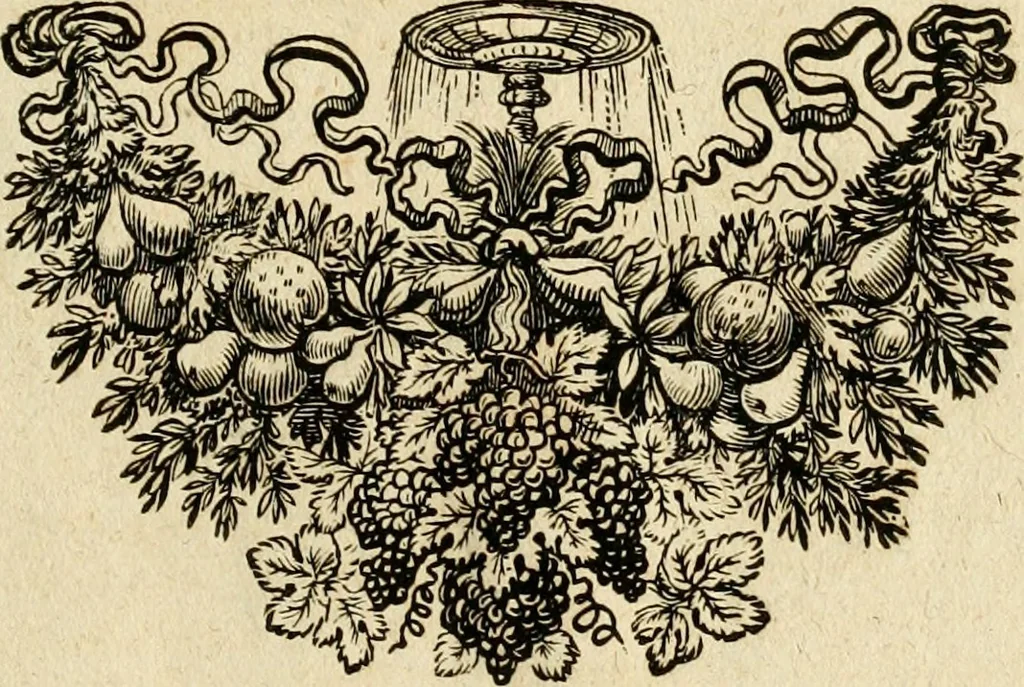 An illustration from Tapisseries du roy, ou sont representez les quatre elemens et les quatre saisons : avec les devises qvi les accompagnent & leur explication = Königliche französische Tapezereyen, oder überauss schöne Sinn-Bilder, in welchen die vier Element, samt den vier Jahr-Zeiten, neben den Dencksprüchen und ihren Ausslegungen, vorgestellet werden, 1690, leaf 140