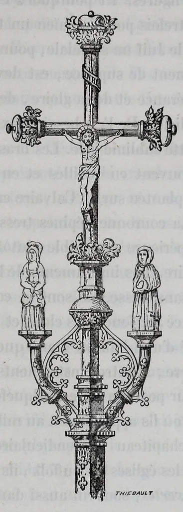 An illustration from Du symbolisme dans les églises du moyen age, 1847, leaf 159