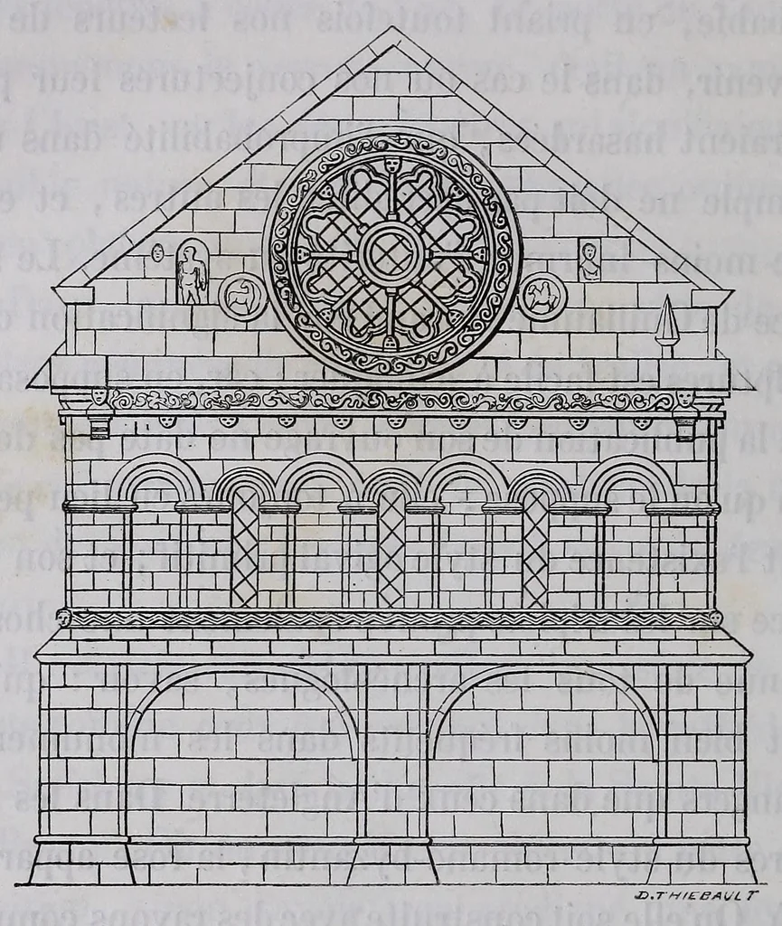 An illustration from Du symbolisme dans les églises du moyen age, 1847, leaf 172