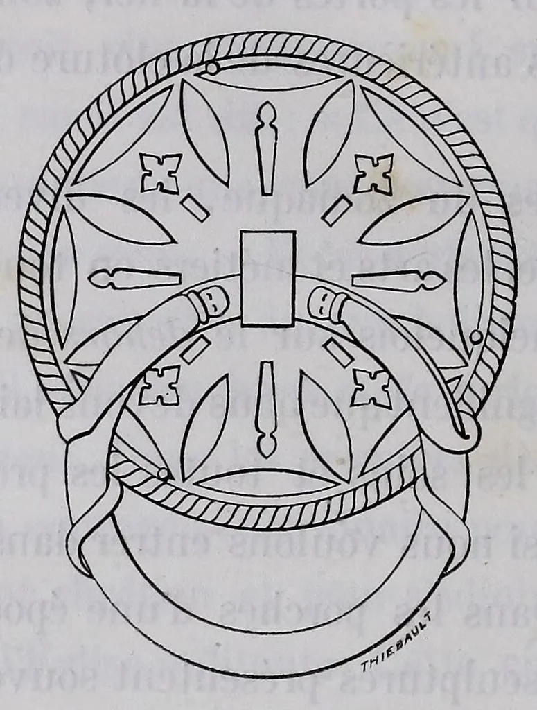 An illustration from Du symbolisme dans les églises du moyen age, 1847, leaf 188