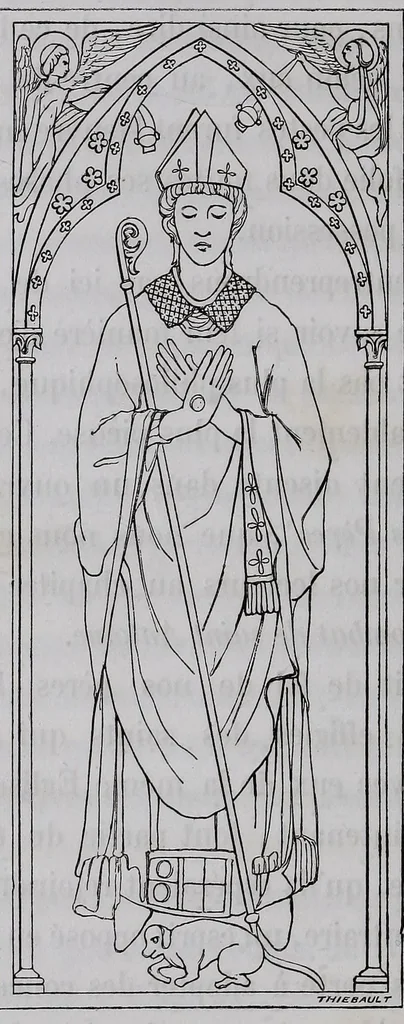 An illustration from Du symbolisme dans les églises du moyen age, 1847, leaf 214