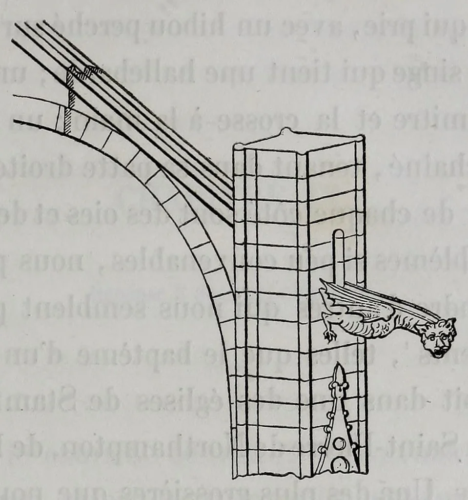 An illustration from Du symbolisme dans les églises du moyen age, 1847, leaf 223