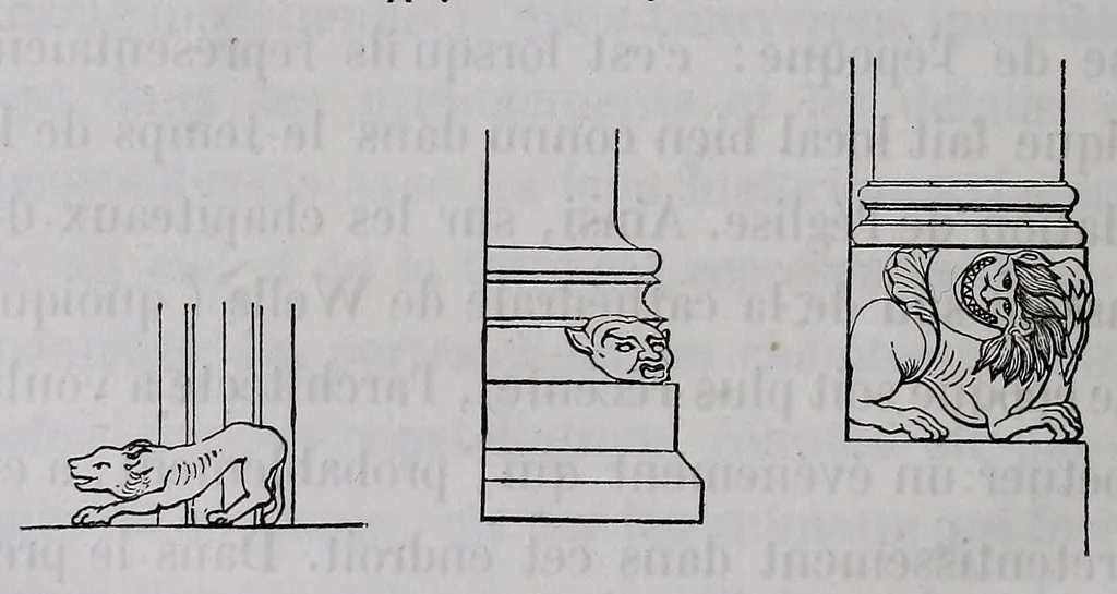 An illustration from Du symbolisme dans les églises du moyen age, 1847, leaf 238