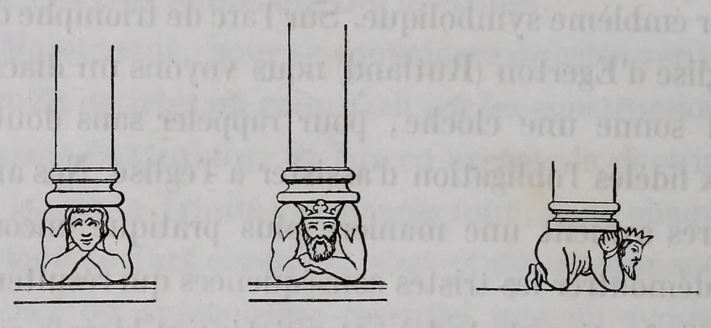 An illustration from Du symbolisme dans les églises du moyen age, 1847, leaf 238