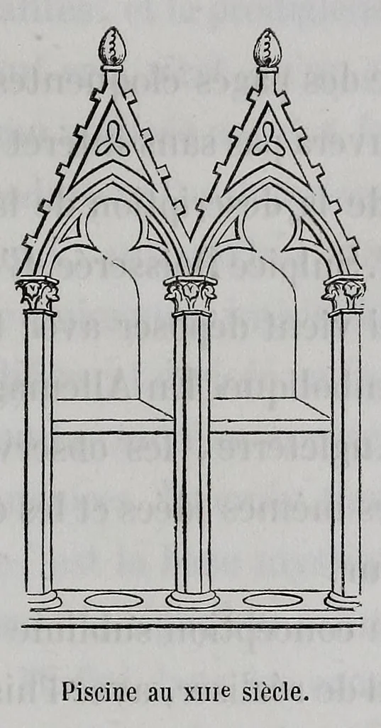 An illustration from Du symbolisme dans les églises du moyen age, 1847, leaf 261