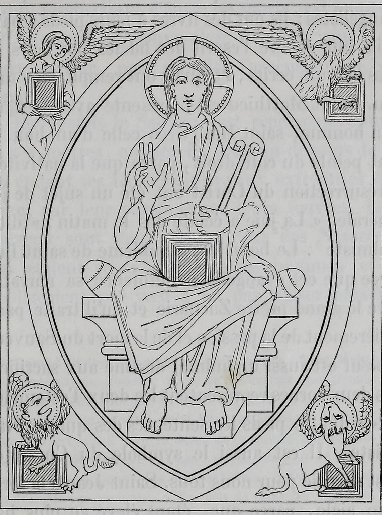 An illustration from Du symbolisme dans les églises du moyen age, 1847, leaf 333