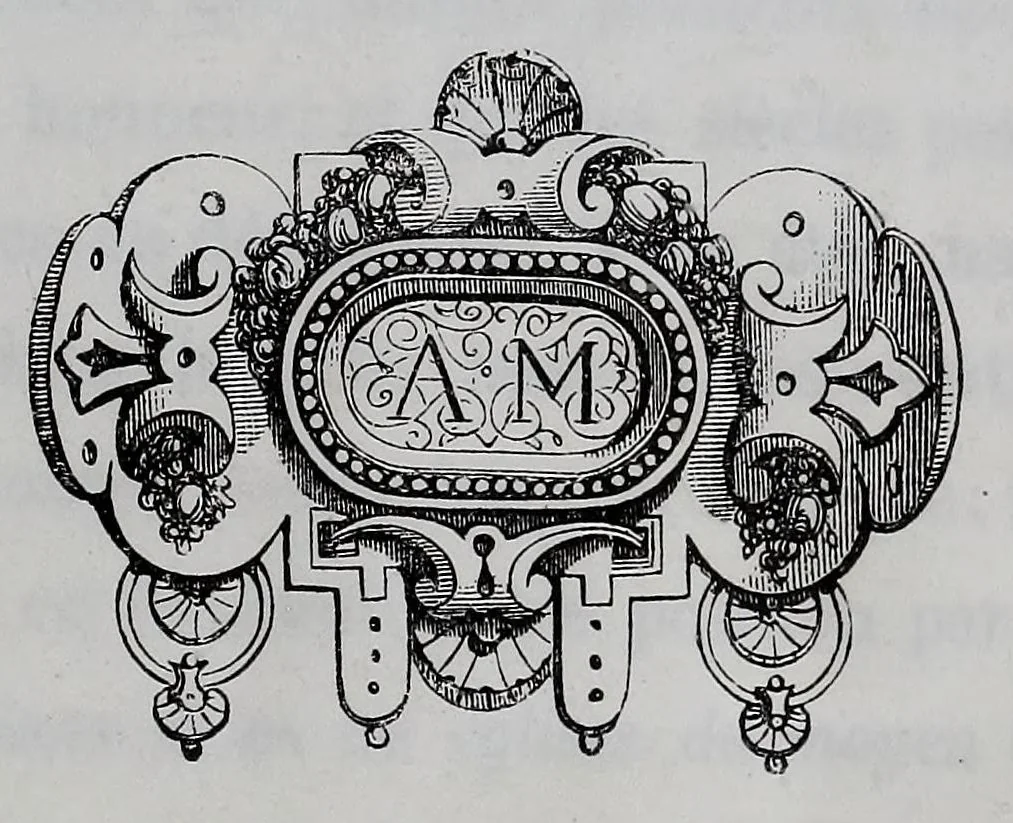 An illustration from Du symbolisme dans les églises du moyen age, 1847, leaf 9