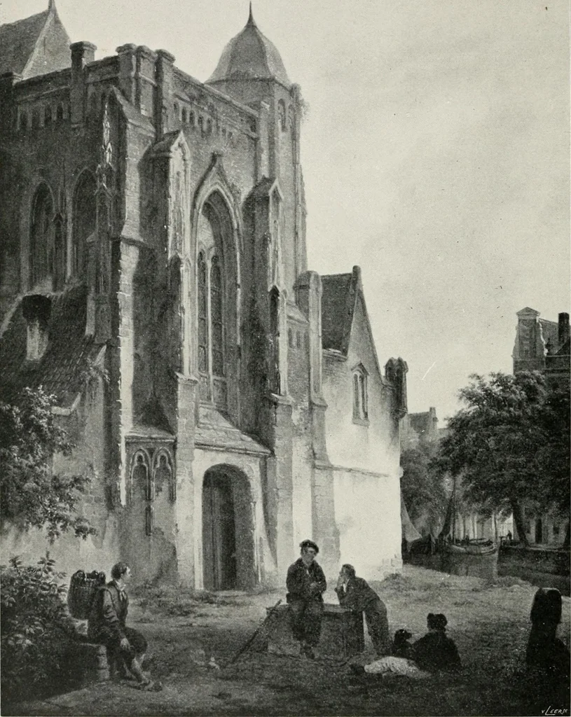 An illustration from Dutch art in the 19th century;, 1909, leaf 158