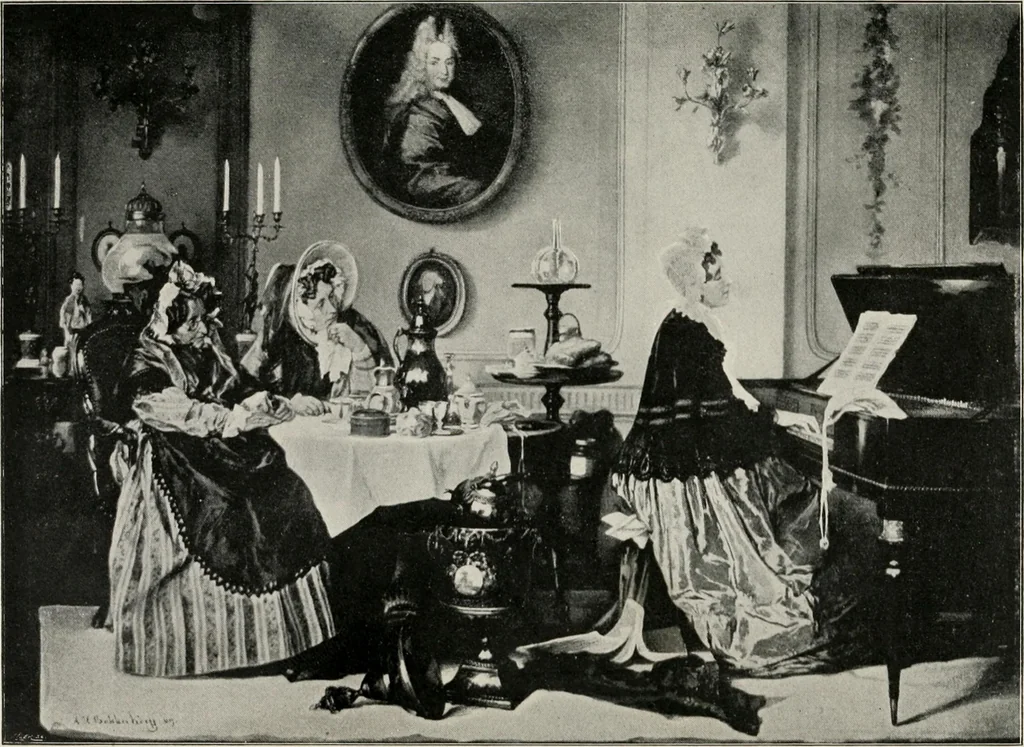 An illustration from Dutch art in the 19th century;, 1909, leaf 185