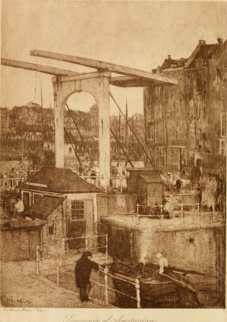 An illustration from Dutch art in the 19th century;, 1909, leaf 8