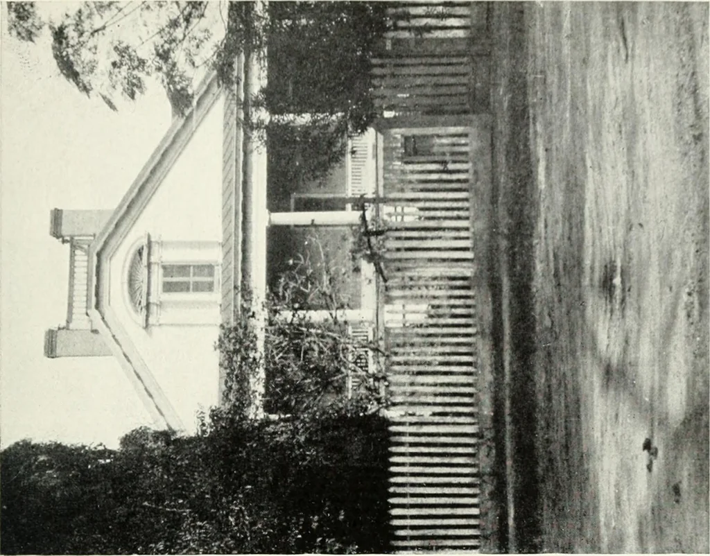 An illustration from The Dutch colonial house; its origin, design, modern plan and construction; illustrated with photographs of old examples and American adaptations of the style, 1913, leaf 100
