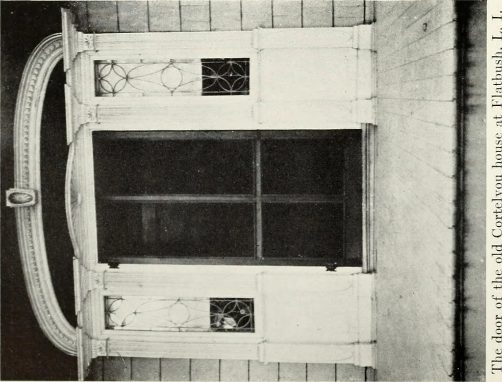 An illustration from The Dutch colonial house; its origin, design, modern plan and construction; illustrated with photographs of old examples and American adaptations of the style, 1913, leaf 109
