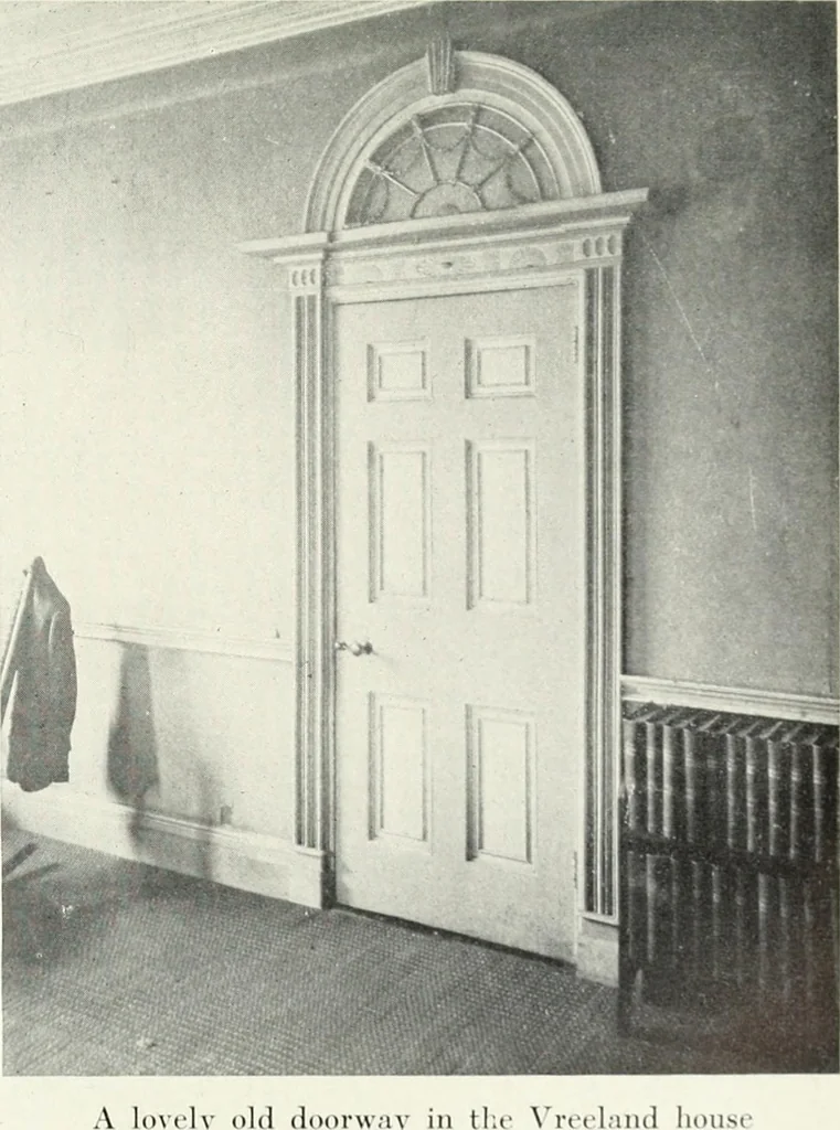 An illustration from The Dutch colonial house; its origin, design, modern plan and construction; illustrated with photographs of old examples and American adaptations of the style, 1913, leaf 114