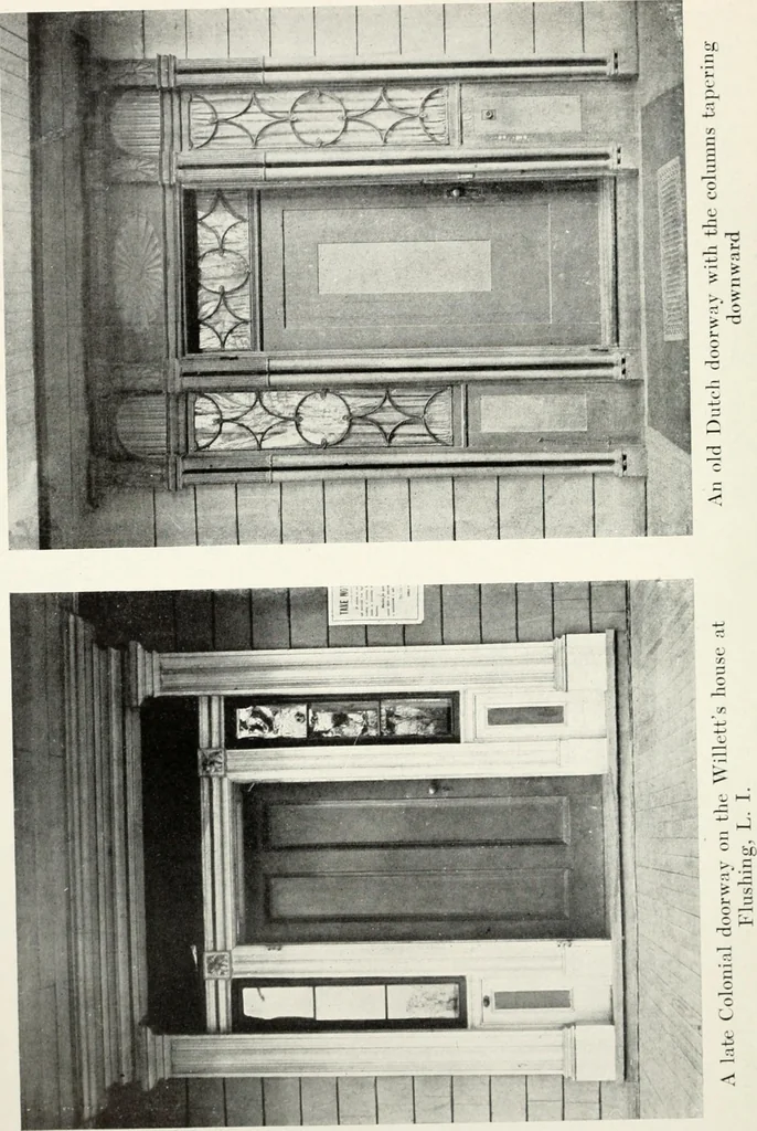 An illustration from The Dutch colonial house; its origin, design, modern plan and construction; illustrated with photographs of old examples and American adaptations of the style, 1913, leaf 115