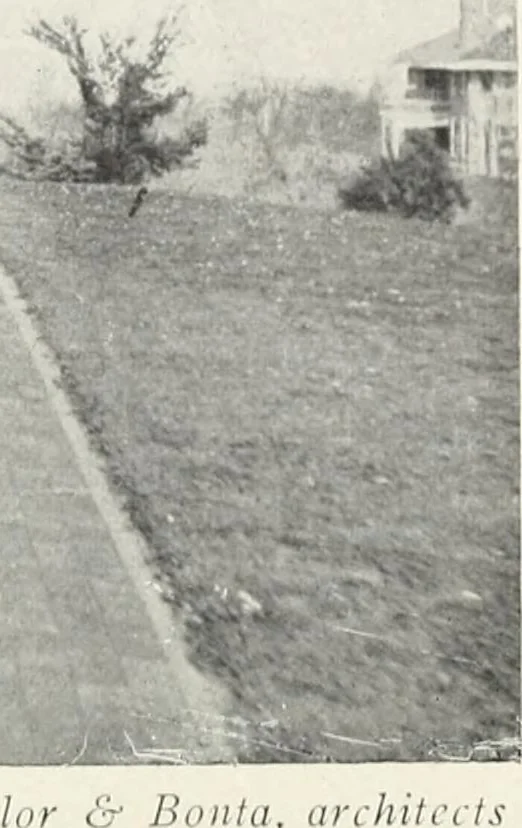 An illustration from The Dutch colonial house; its origin, design, modern plan and construction; illustrated with photographs of old examples and American adaptations of the style, 1913, leaf 119