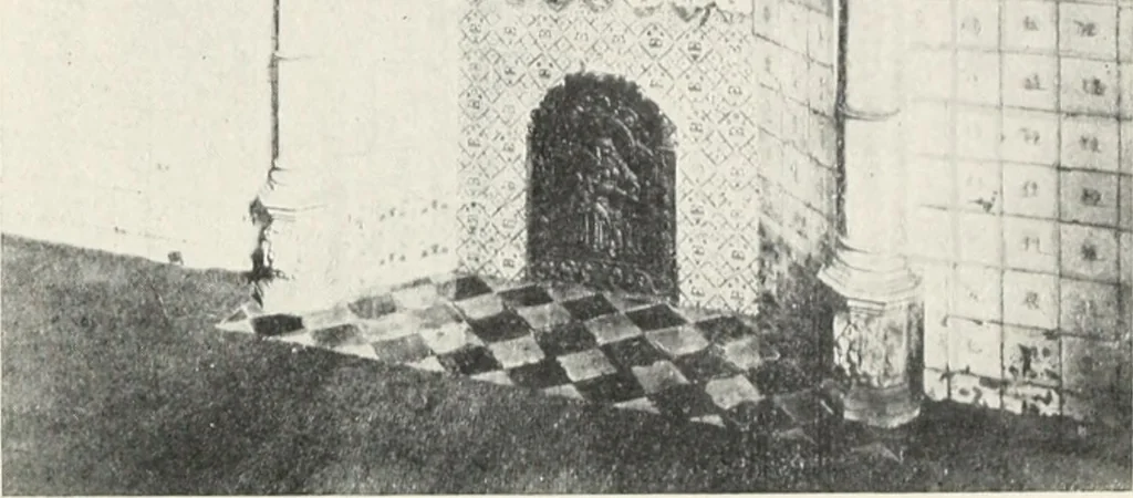 An illustration from The Dutch colonial house; its origin, design, modern plan and construction; illustrated with photographs of old examples and American adaptations of the style, 1913, leaf 151