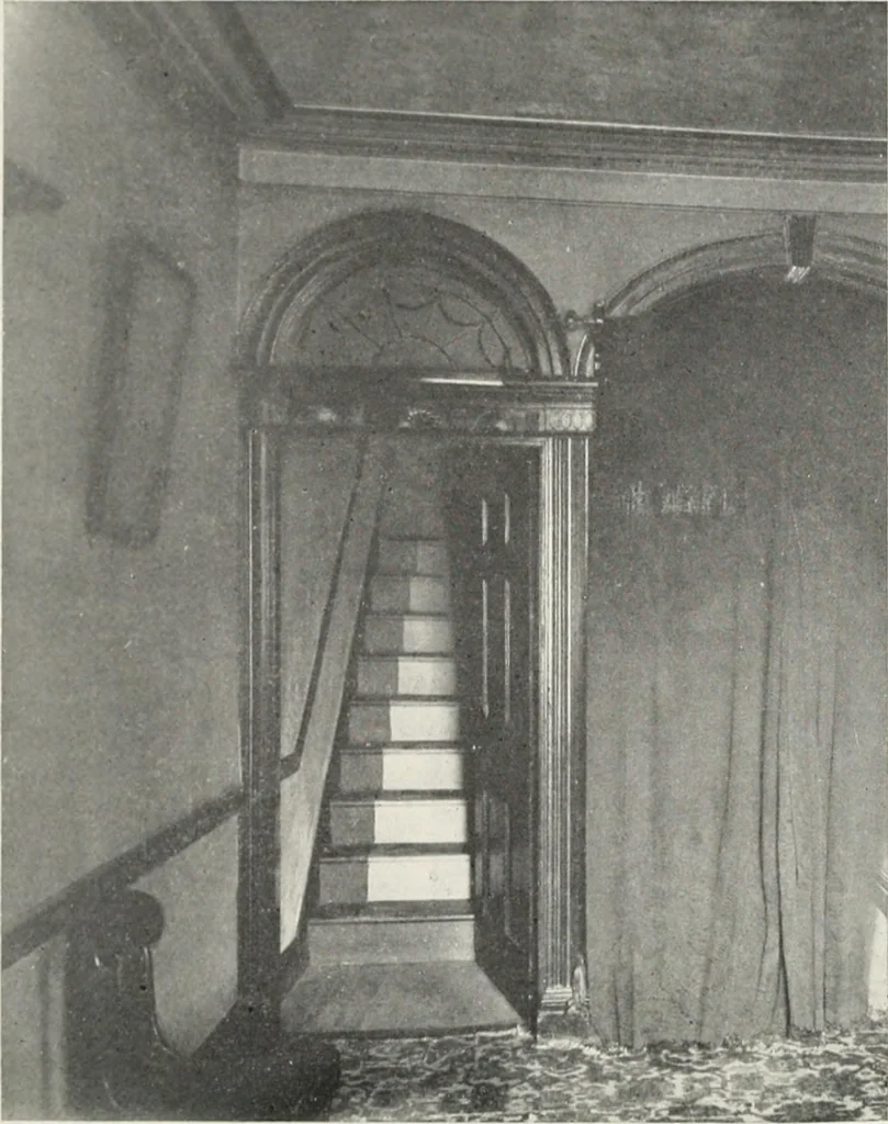 An illustration from The Dutch colonial house; its origin, design, modern plan and construction; illustrated with photographs of old examples and American adaptations of the style, 1913, leaf 151