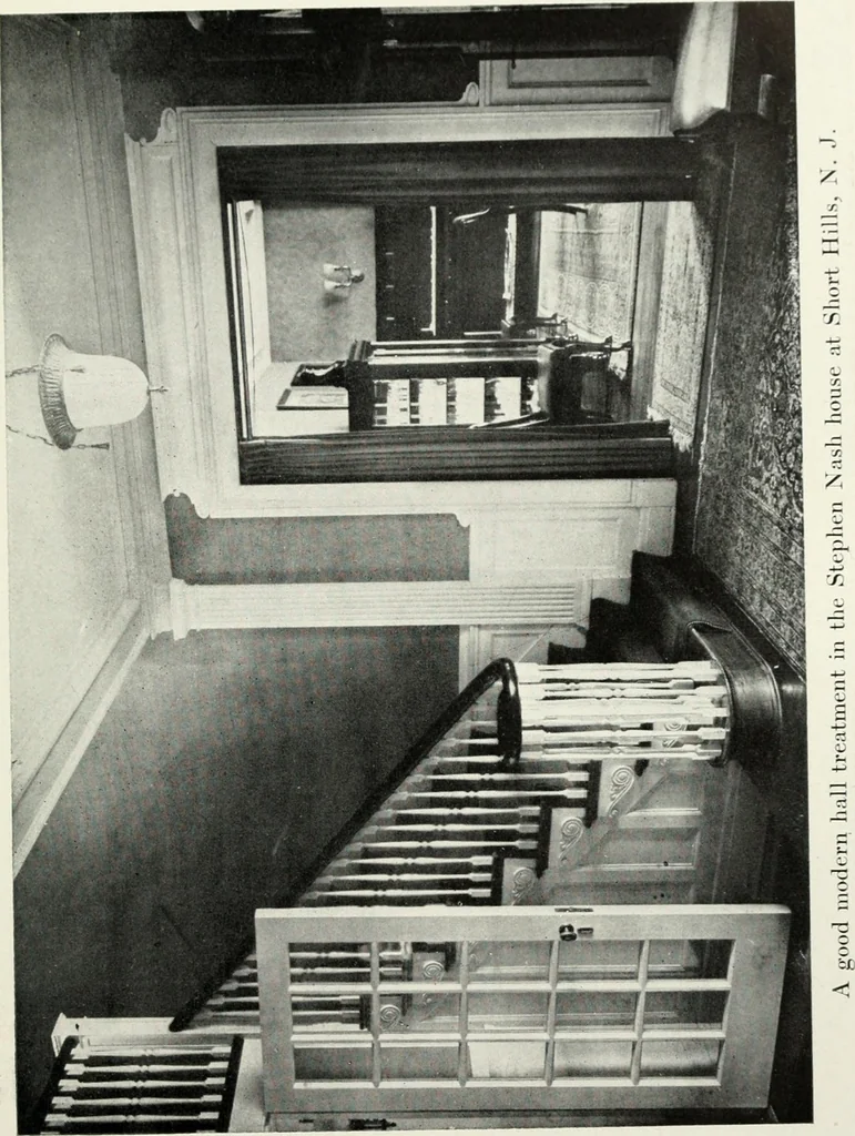 An illustration from The Dutch colonial house; its origin, design, modern plan and construction; illustrated with photographs of old examples and American adaptations of the style, 1913, leaf 154