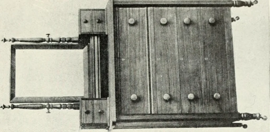 An illustration from The Dutch colonial house; its origin, design, modern plan and construction; illustrated with photographs of old examples and American adaptations of the style, 1913, leaf 170