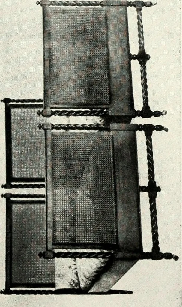 An illustration from The Dutch colonial house; its origin, design, modern plan and construction; illustrated with photographs of old examples and American adaptations of the style, 1913, leaf 176
