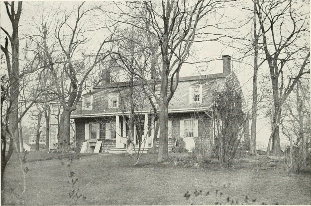 An illustration from The Dutch colonial house; its origin, design, modern plan and construction; illustrated with photographs of old examples and American adaptations of the style, 1913, leaf 33