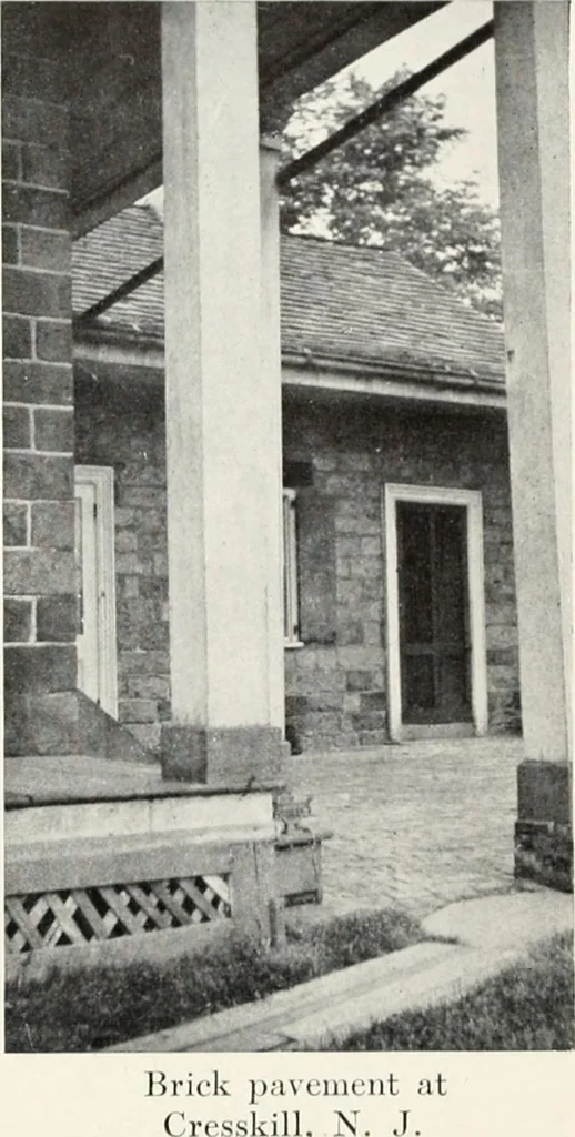 An illustration from The Dutch colonial house; its origin, design, modern plan and construction; illustrated with photographs of old examples and American adaptations of the style, 1913, leaf 45