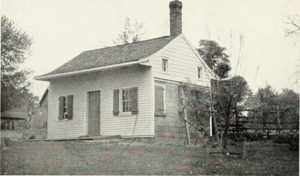 An illustration from The Dutch colonial house; its origin, design, modern plan and construction; illustrated with photographs of old examples and American adaptations of the style, 1913, leaf 59