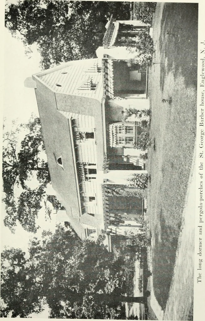 An illustration from The Dutch colonial house; its origin, design, modern plan and construction; illustrated with photographs of old examples and American adaptations of the style, 1913, leaf 68