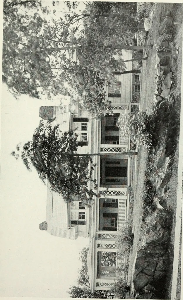 An illustration from The Dutch colonial house; its origin, design, modern plan and construction; illustrated with photographs of old examples and American adaptations of the style, 1913, leaf 84