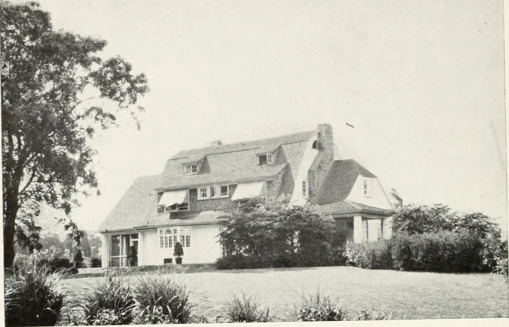 An illustration from The Dutch colonial house; its origin, design, modern plan and construction; illustrated with photographs of old examples and American adaptations of the style, 1913, leaf 85