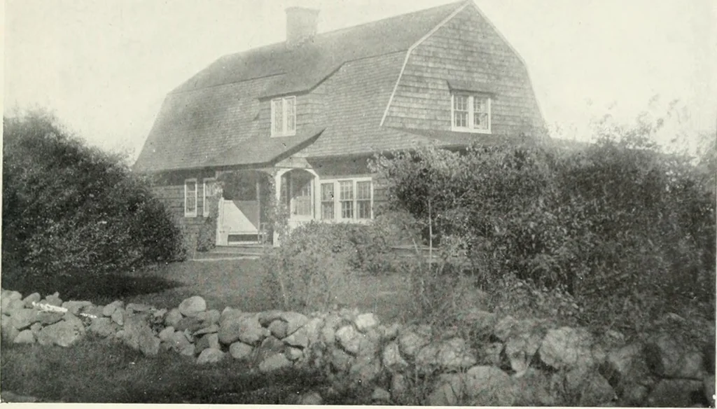 An illustration from The Dutch colonial house; its origin, design, modern plan and construction; illustrated with photographs of old examples and American adaptations of the style, 1913, leaf 94
