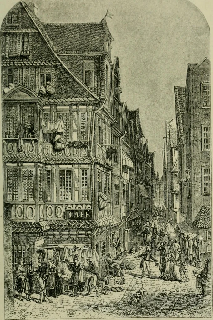 An illustration from Dutch pictures, with some sketches in the Flemish manner; and pictures done with a quill, 1883, leaf 209