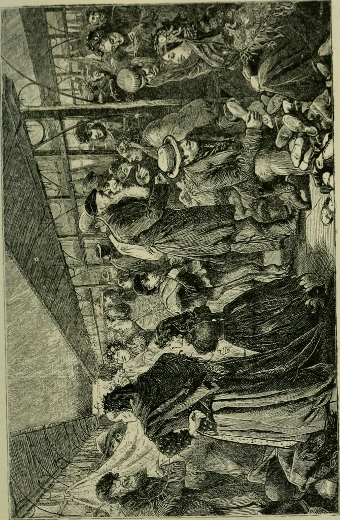 An illustration from Dutch pictures, with some sketches in the Flemish manner; and pictures done with a quill, 1883, leaf 215