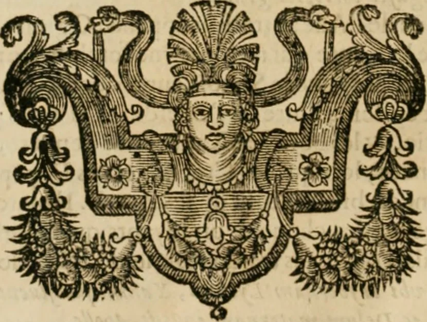An illustration from Tableaux du temple des muses : tirez du cabinet de feu Mr. Fauereau, conseiller du roy en sa Cour des aydes, & grauez en tailles-douces par les meilleurs maistres de son temps, pour representer les vertus & les vices, sur les plus illustres fables de l'antiquité, 1655, leaf 447