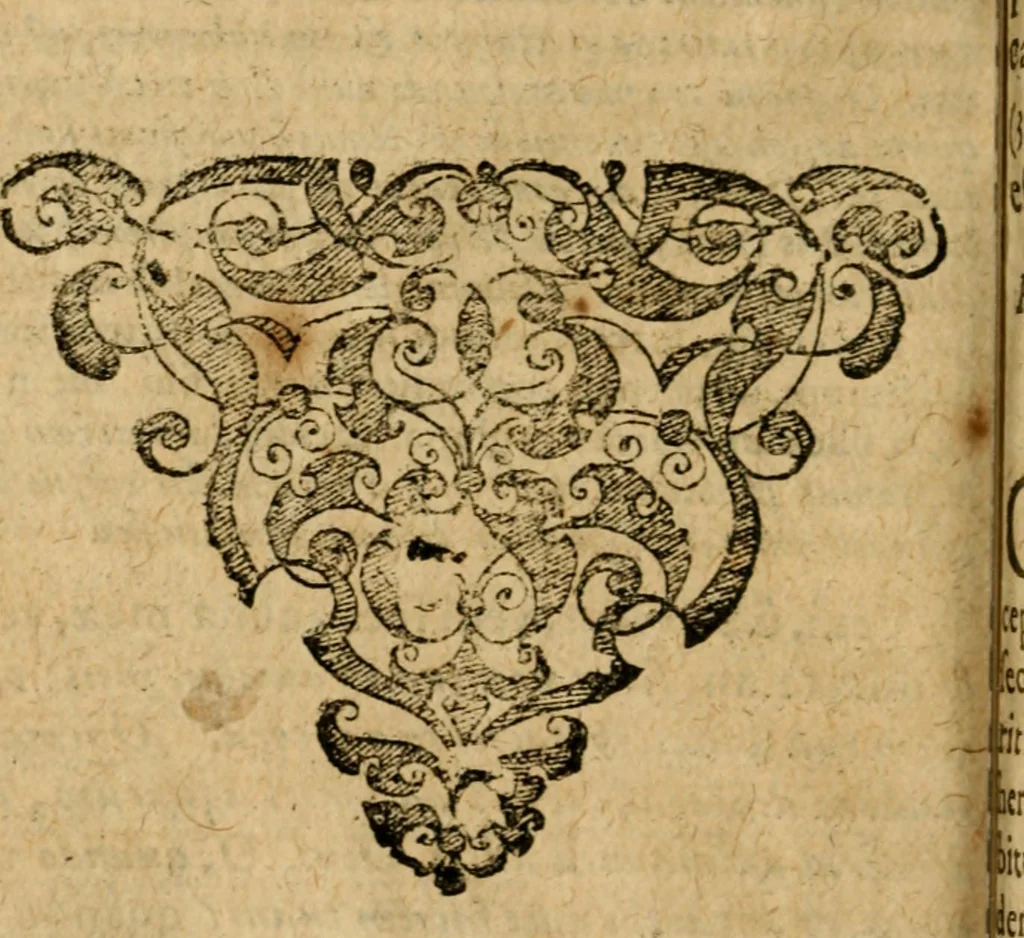 An illustration from Dux viae ad vitam puram, piam, perfectam, per exercitia spiritualia, meditationi simul et lectioni accommodatus : juxta normam sacrorum exercitiorum D. Ignatii de Loiola formatus, 1667, leaf 443