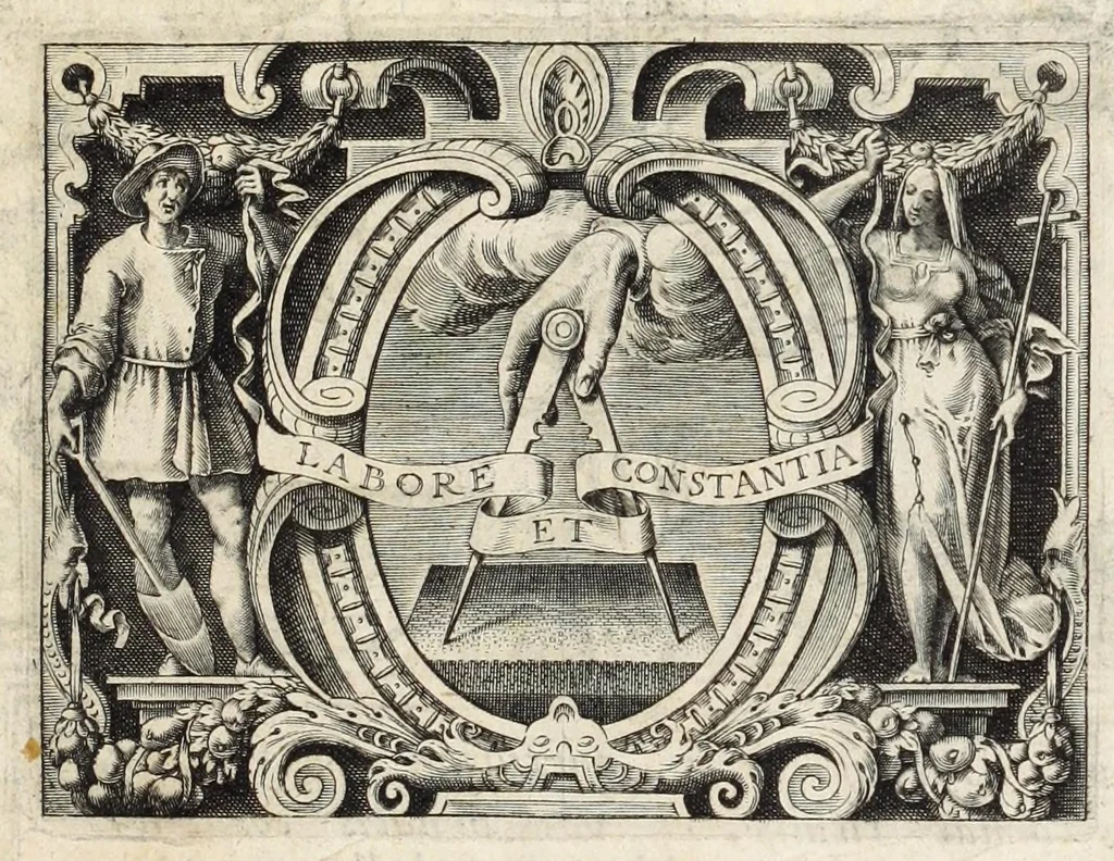 An illustration from Dvcvm Brabantiae chronica, 1600, leaf 7