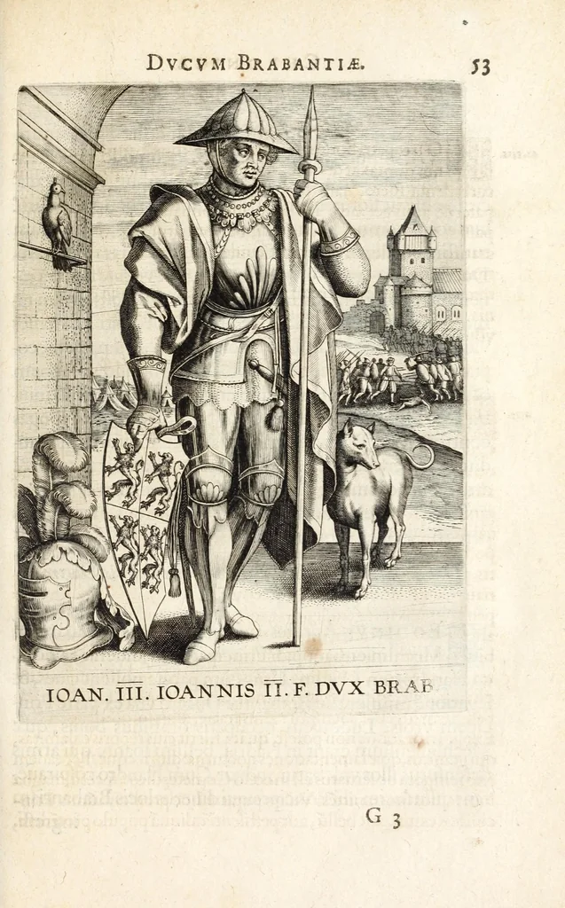 An illustration from Dvcvm Brabantiae chronica, 1600, leaf 77