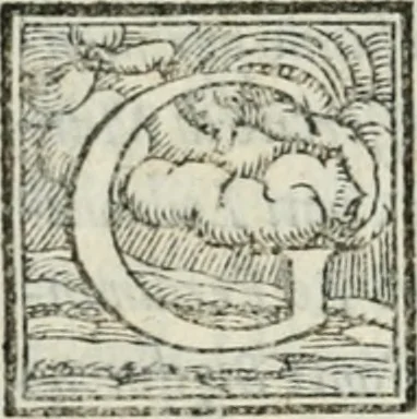 An illustration from Dve dialoghi di m. Iacomo de' Lanteri da Paratico, bresciano : ne i qvali s'introdvce messer Girolamo Catanio nouarese, & messer Francesco Treuisi ingegnero veronese, con un giouene bresciano, à ragionare del modo di disegnare le piante delle fortezze secondo Euclide : et del modo di comporre i modelli, & torre in disegno le piante delle città, 1557, leaf 105