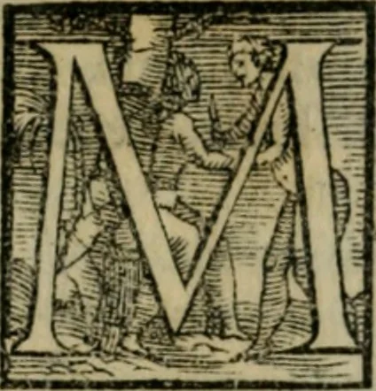 An illustration from Dve lezzioni di M. Benedetto Varchi : nella prima delle qvali si dichiara vn sonetto di M. Michelagnolo Buonarroti : nella seconda si disputa quale sia piu nobile arte la scultura, o la pittura, con vna lettera d'esso Michelagnolo & piu altri eccellentiss. pittori et scultori sopra la quistione sopradetta, 1549, leaf 139