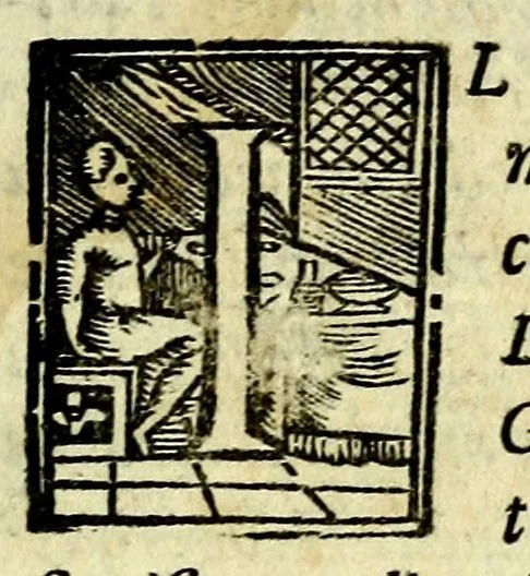 An illustration from Duello de lo eccelentisimo Andrea Alciato, 1562, leaf 7