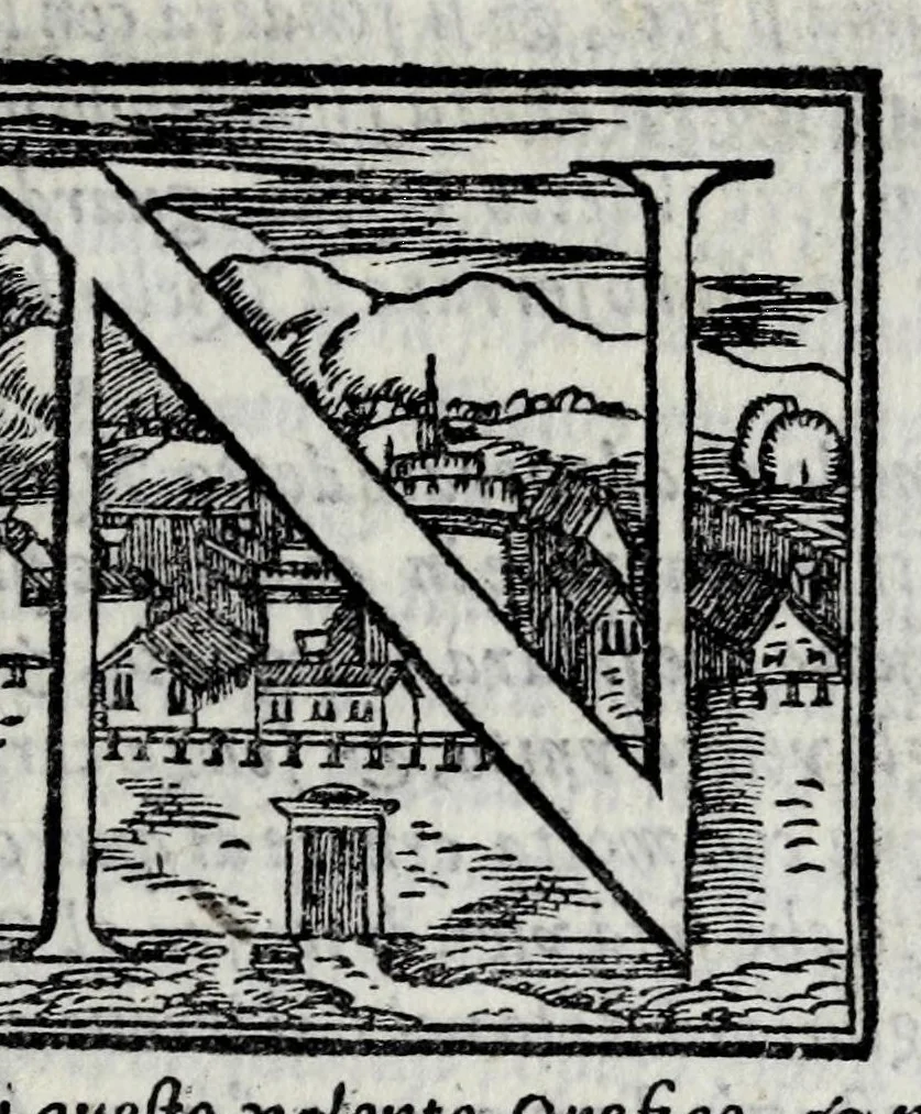 An illustration from Dve trattati : vno intorno alle otto principali arti dell'oreficeria. L'altro in materia dell'arte della scultura ; doue si veggono infiniti segreti nel la uorar le figure di marmo, & nel gettarle di bronzo, 1568, leaf 37