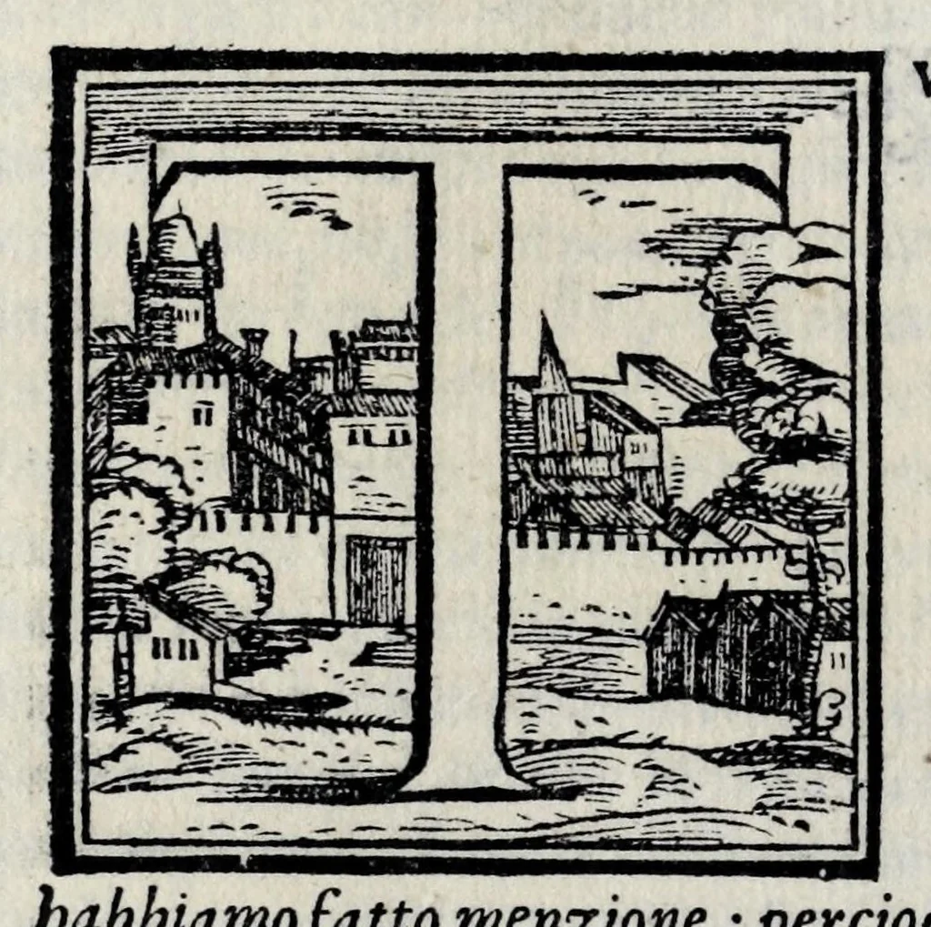 An illustration from Dve trattati : vno intorno alle otto principali arti dell'oreficeria. L'altro in materia dell'arte della scultura ; doue si veggono infiniti segreti nel la uorar le figure di marmo, & nel gettarle di bronzo, 1568, leaf 50
