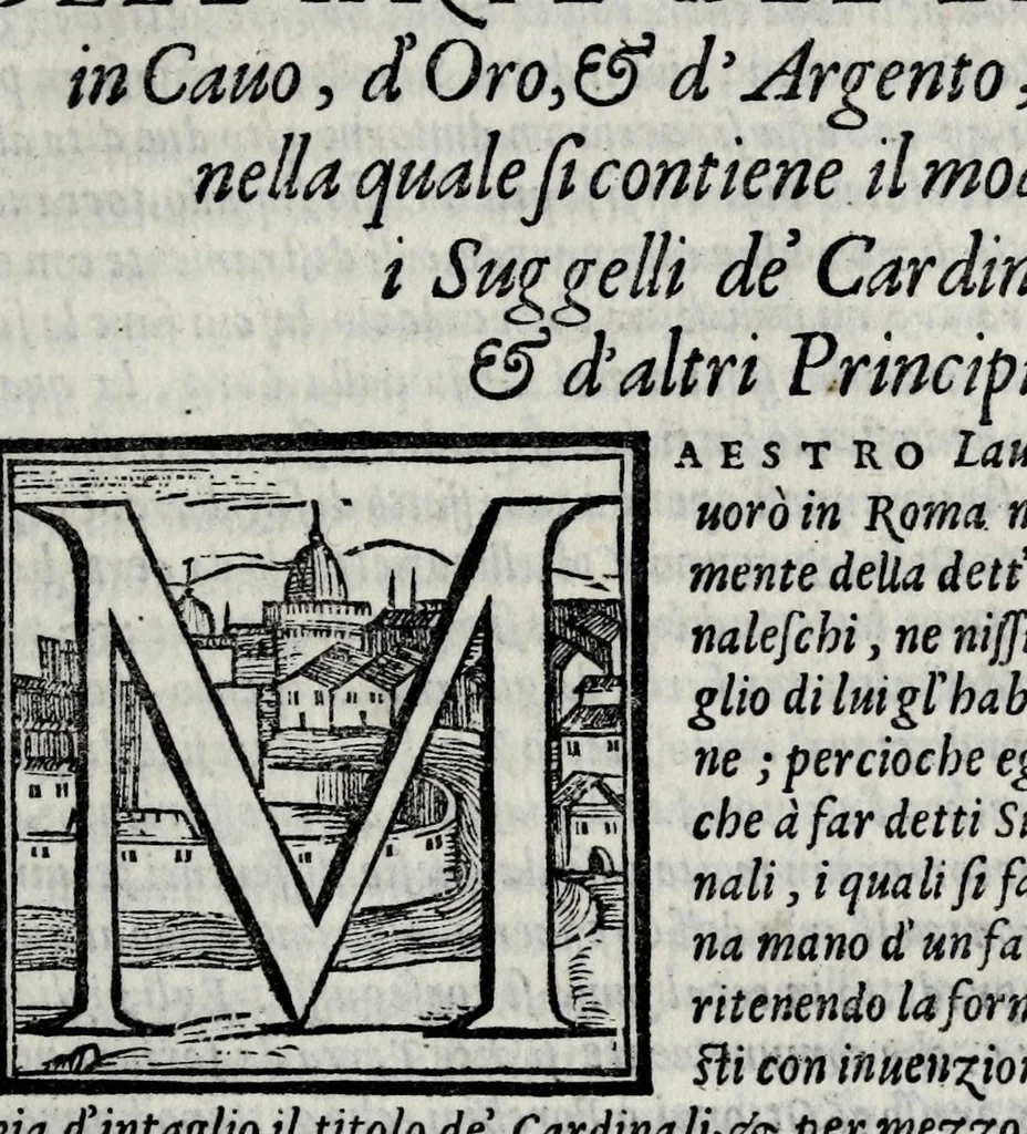 An illustration from Dve trattati : vno intorno alle otto principali arti dell'oreficeria. L'altro in materia dell'arte della scultura ; doue si veggono infiniti segreti nel la uorar le figure di marmo, & nel gettarle di bronzo, 1568, leaf 63