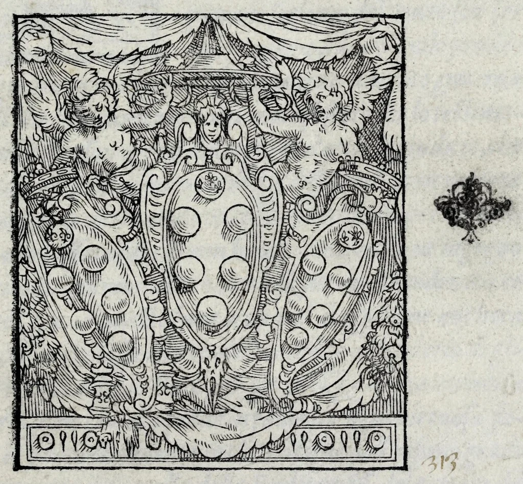 An illustration from Dve trattati : vno intorno alle otto principali arti dell'oreficeria. L'altro in materia dell'arte della scultura ; doue si veggono infiniti segreti nel la uorar le figure di marmo, & nel gettarle di bronzo, 1568, leaf 7