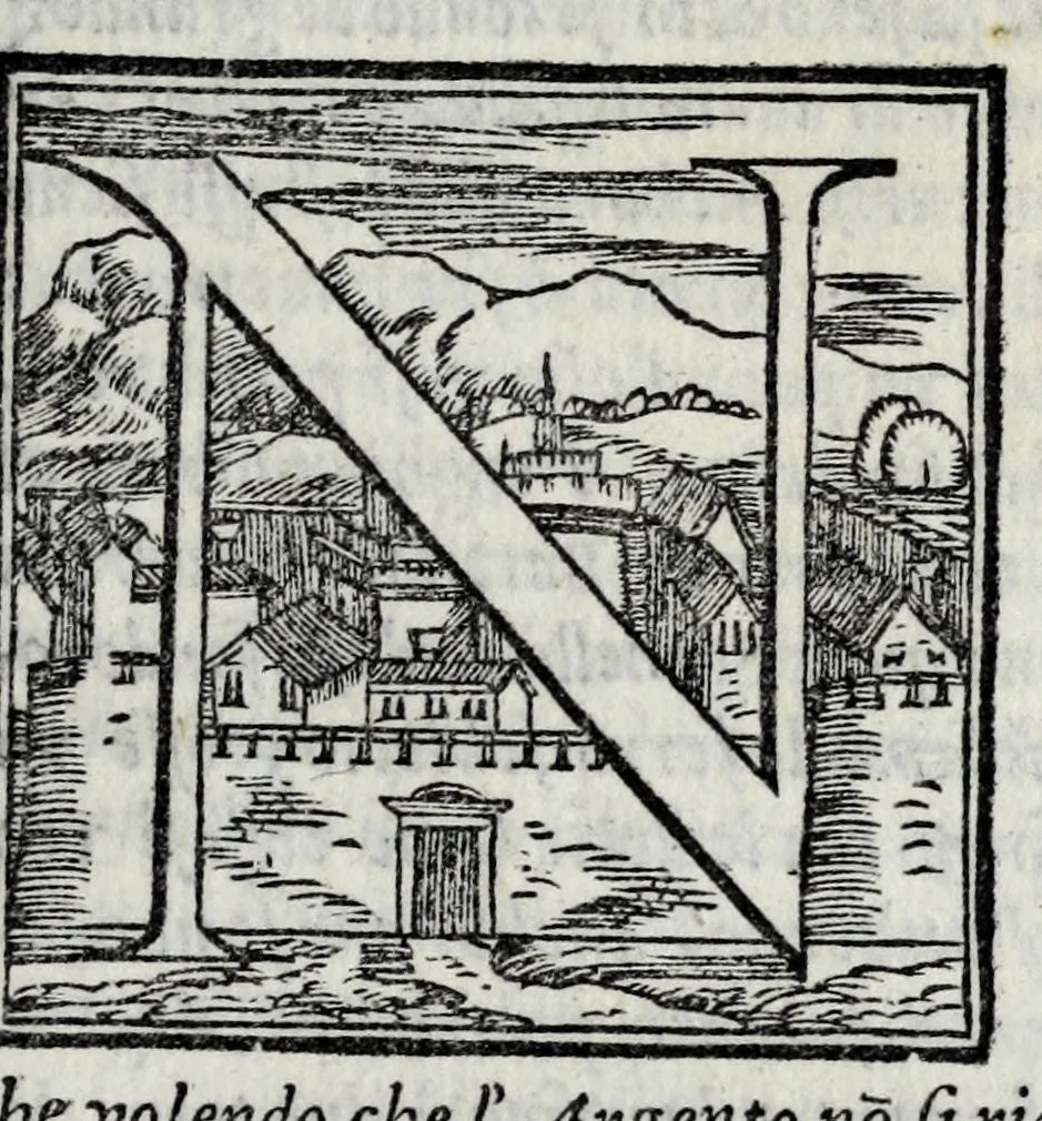 An illustration from Dve trattati : vno intorno alle otto principali arti dell'oreficeria. L'altro in materia dell'arte della scultura ; doue si veggono infiniti segreti nel la uorar le figure di marmo, & nel gettarle di bronzo, 1568, leaf 79