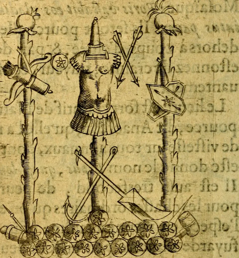 An illustration from Dévises héroiqves et emblèmes, 1622, leaf 275